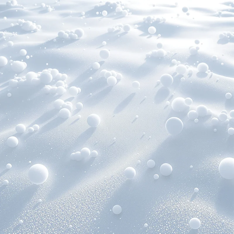 Eternal pure snow background