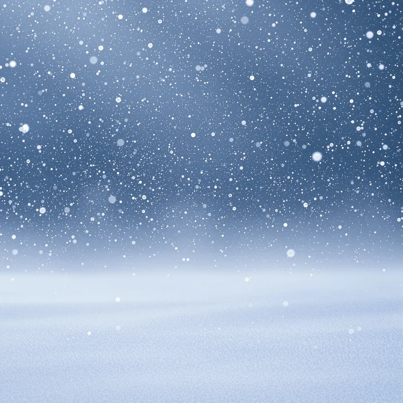 Gentle misty snow background