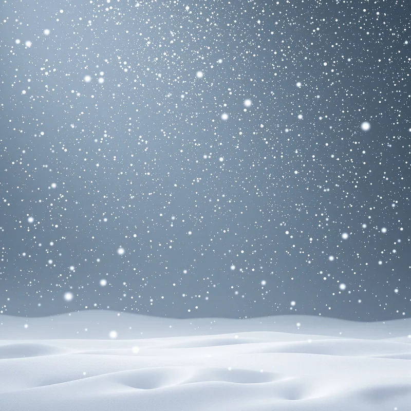 Studio minimal snow background