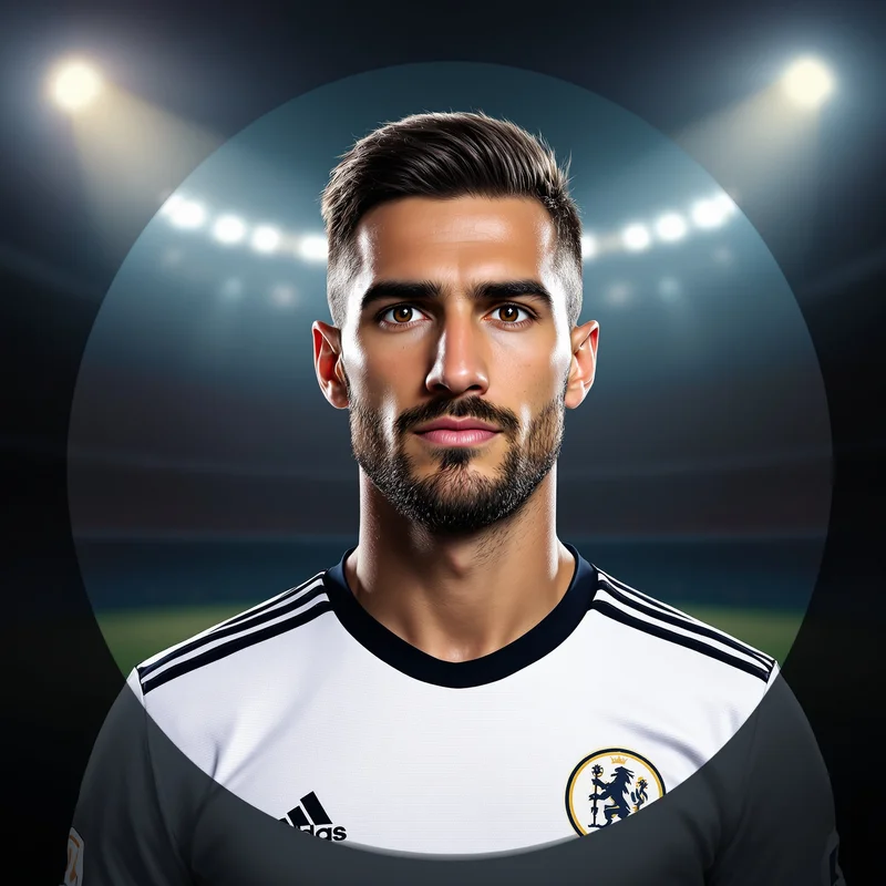 Soccer PFP with sporty composition