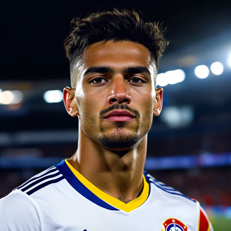 Soccer PFP with sporty composition