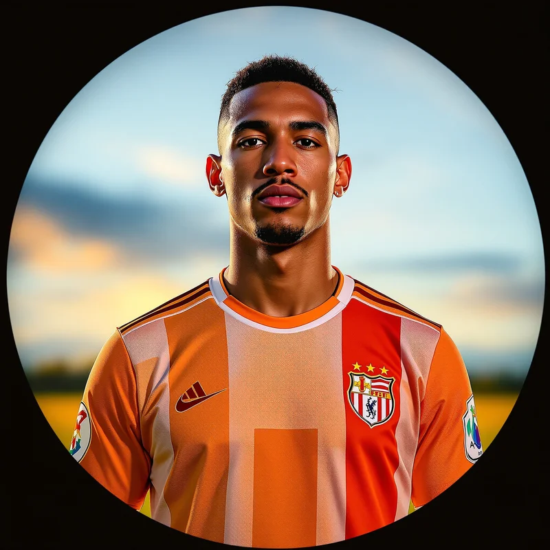 Soccer PFP with sporty composition