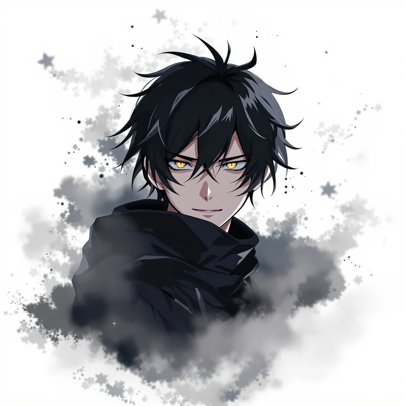 Black Mist Solo Leveling PFP clean anime avatar portrait