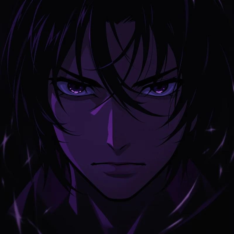 calm jin woo solo leveling anime pfp with silent confidence