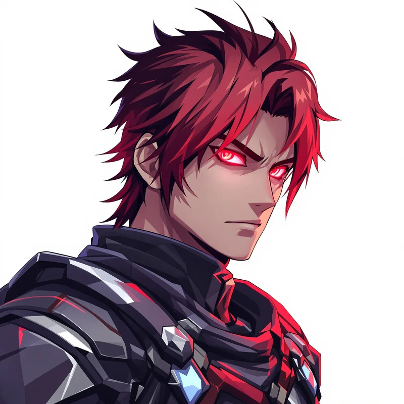 Crimson Raid Solo Leveling PFP high contrast anime avatar