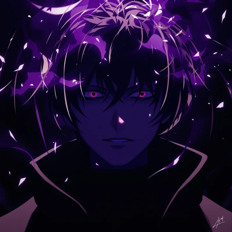 emotional silent jin woo solo leveling anime pfp