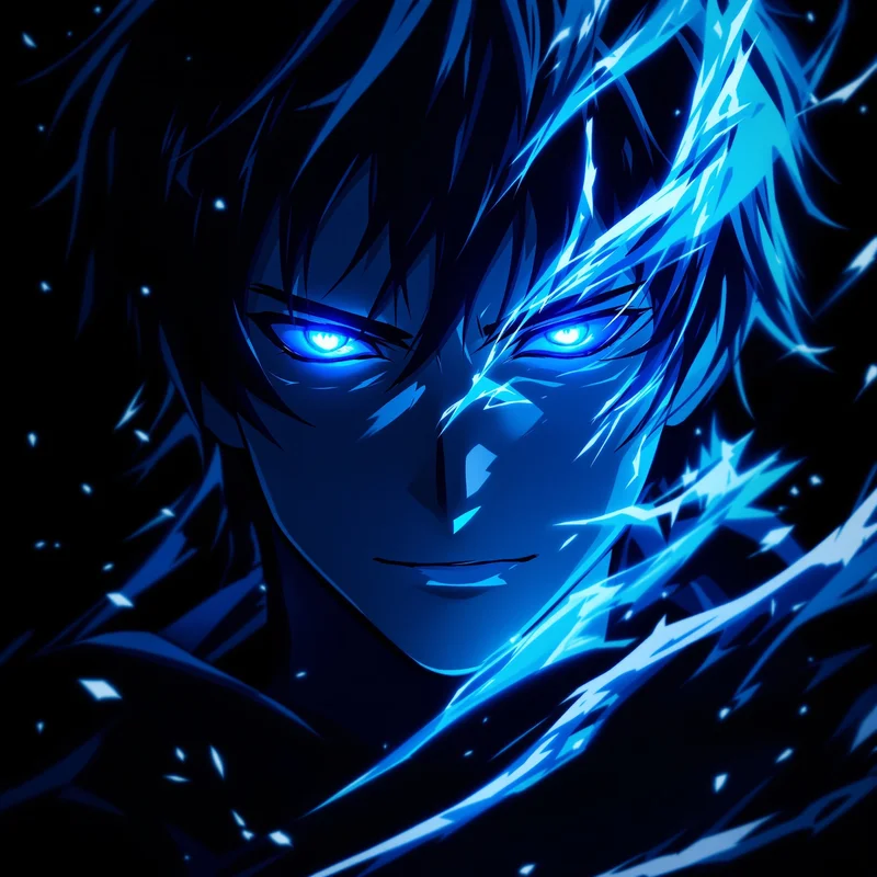 frost shadow solo leveling anime pfp