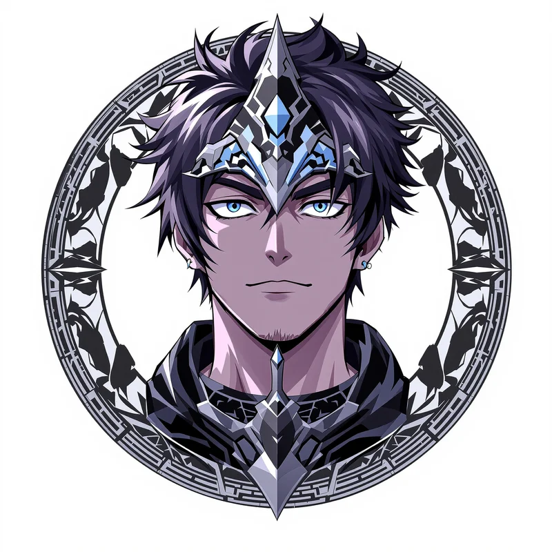 Shadow Crest Solo Leveling PFP high contrast anime avatar