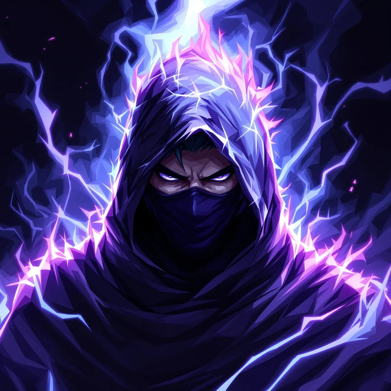 Shrouded Power Solo Leveling PFP square anime avatar portrait