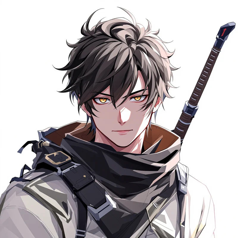 Silent Hunter Solo Leveling PFP high contrast anime avatar