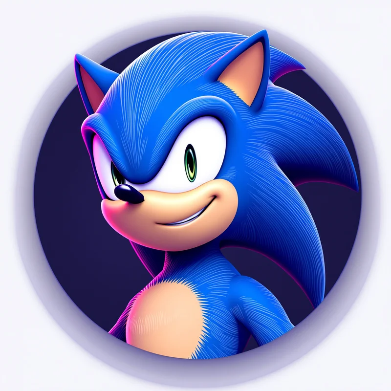 Sonic PFP avatar with fast identity and clear recognition
