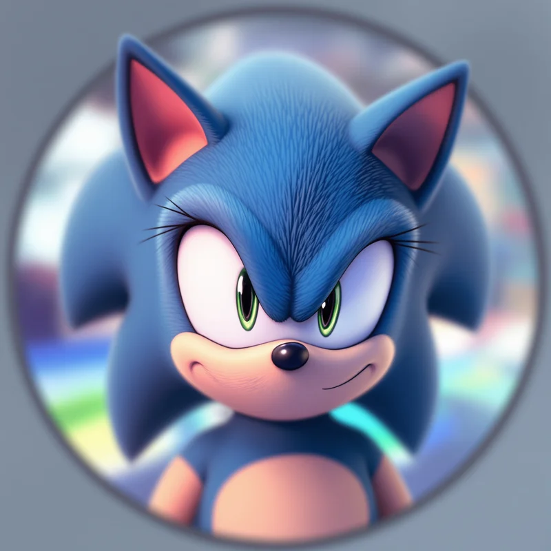 Sonic PFP avatar with fast identity and clear recognition