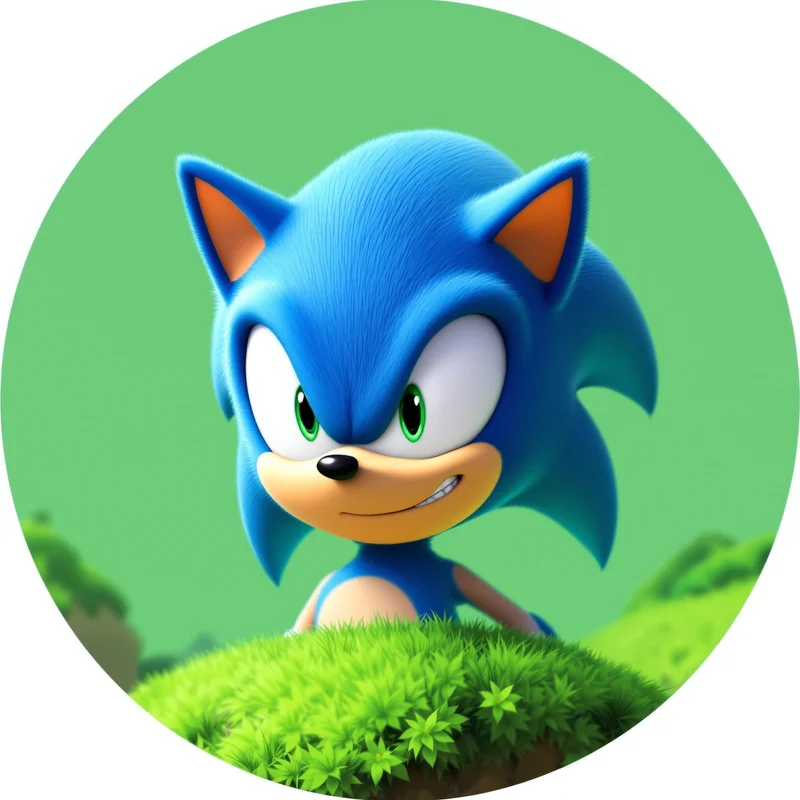 Sonic PFP avatar with fast identity and clear recognition