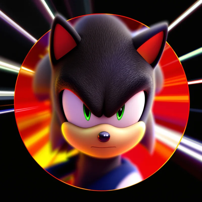 Sonic avatar portrait with speed driven personality