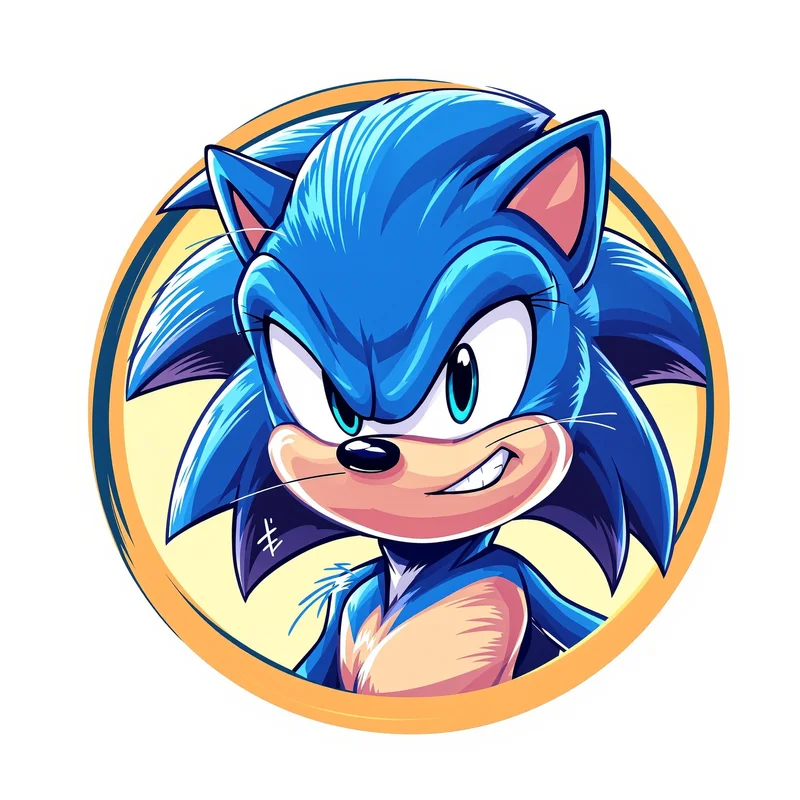 Sonic PFP avatar with fast identity and clear recognition