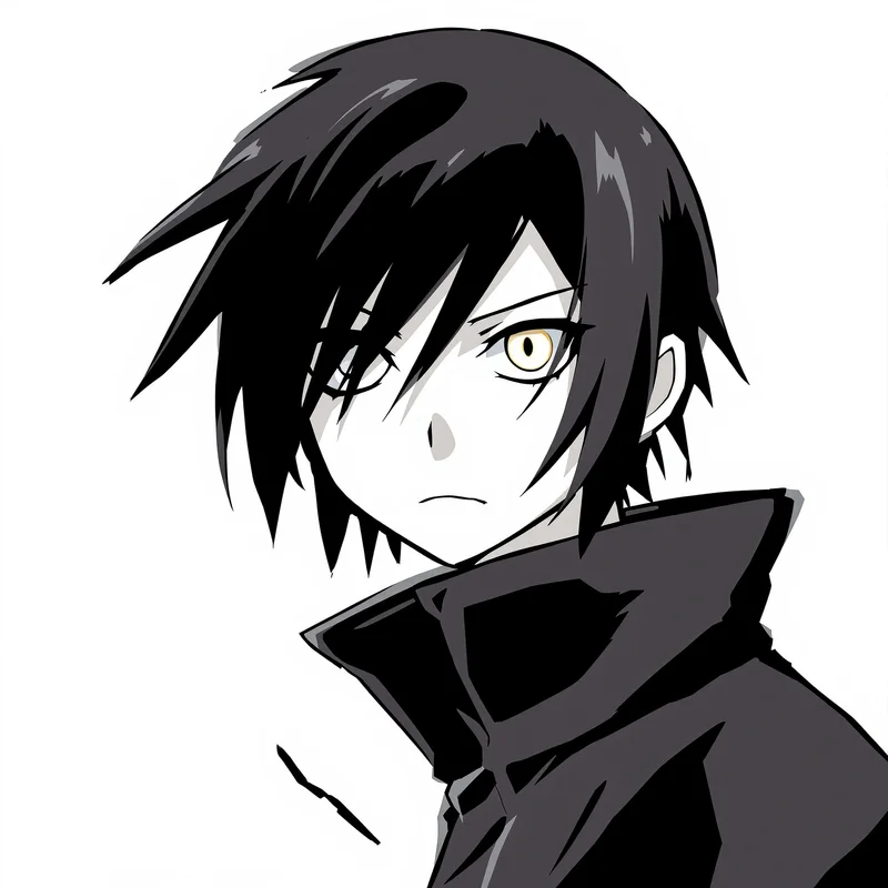 centered Soul Eater PFP with minimal background for strong avatar use