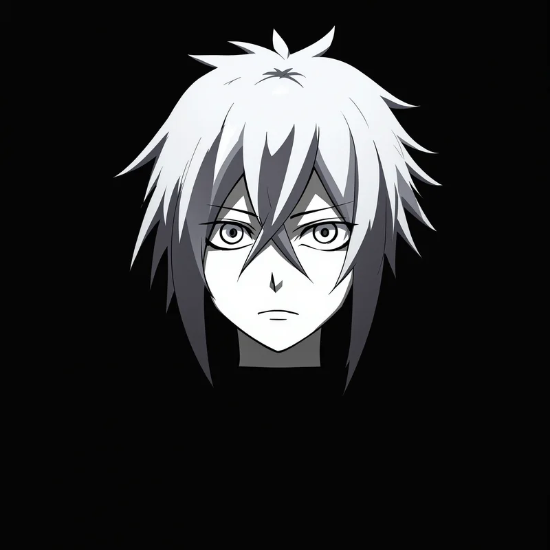 Soul Eater PFP portrait with graphic shadows for profile picture use