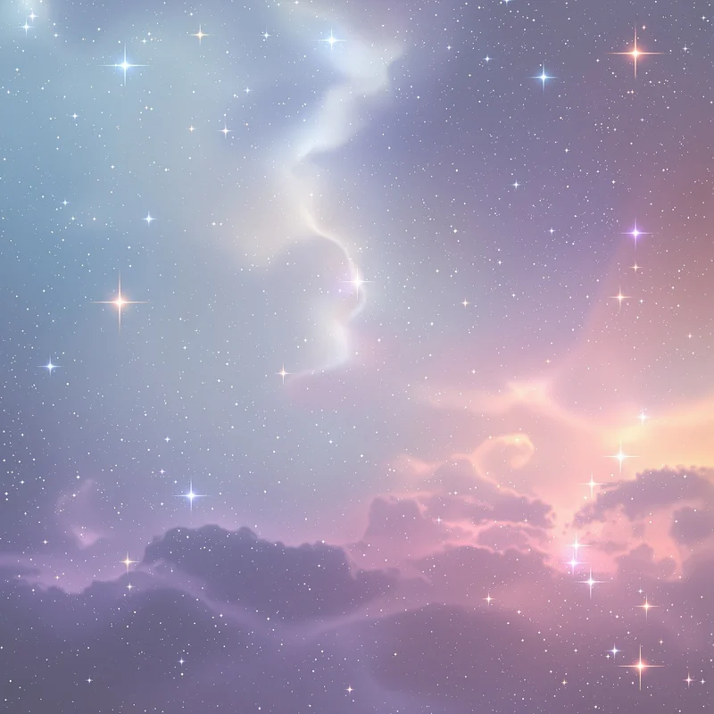 Calm mystic space background