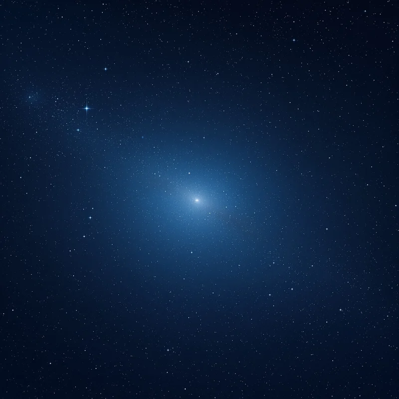 Calm starry space background