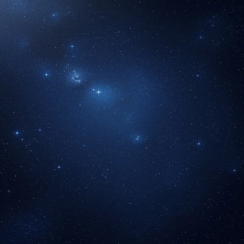 Calm starry space background
