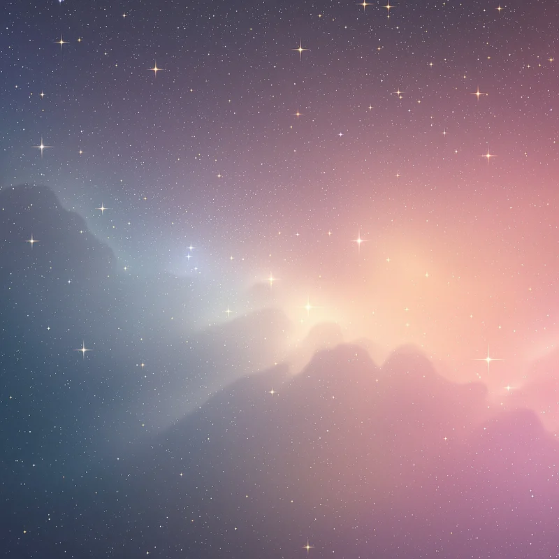 Dreamy starry space background