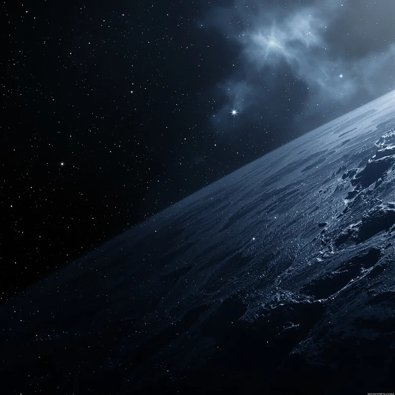 Frozen Comet Surface Space Space Background