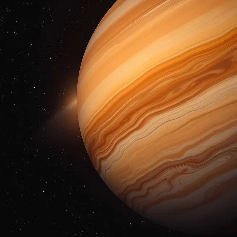 Gas Giant Bands Space Background