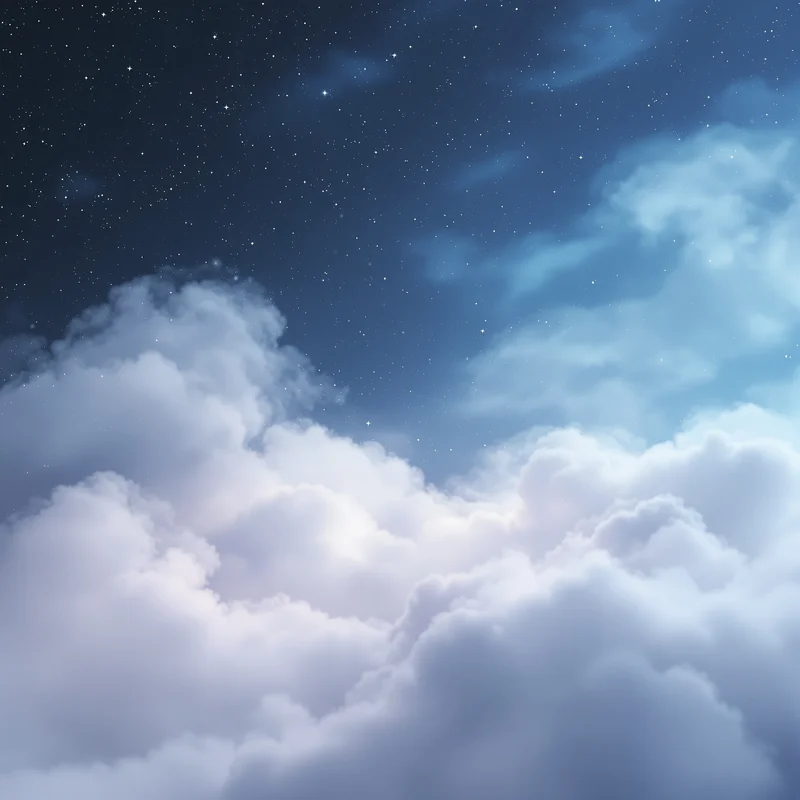 Gentle misty space background