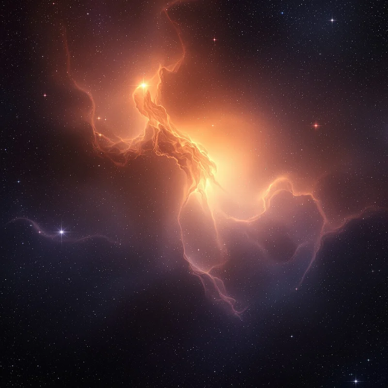Gentle nebula space background