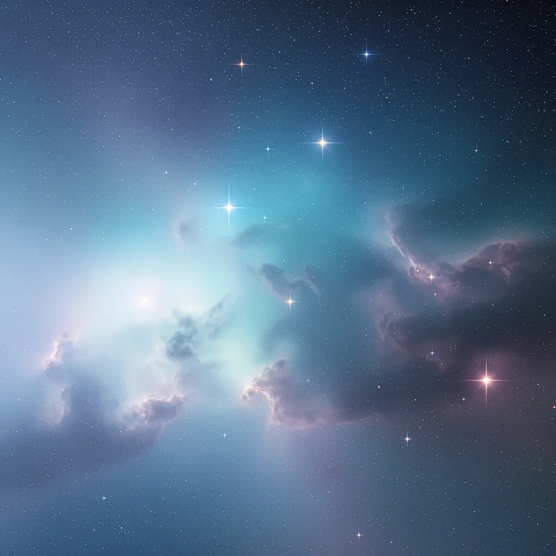 Gentle nebula space background