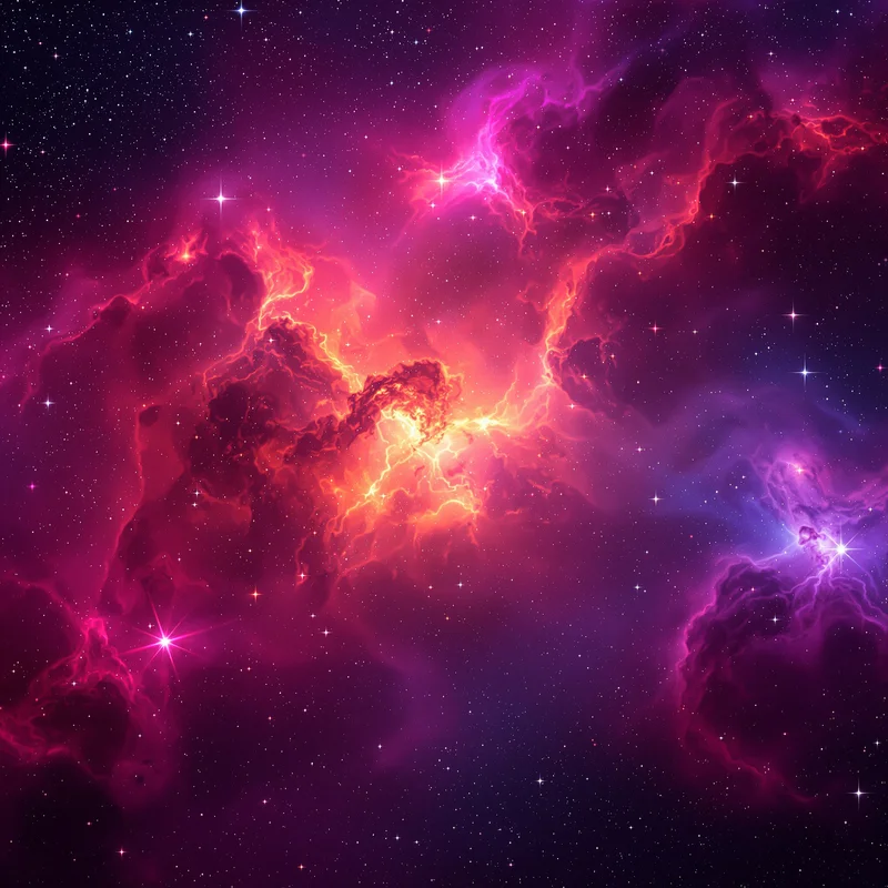 Infrared Nebula Map Space Background