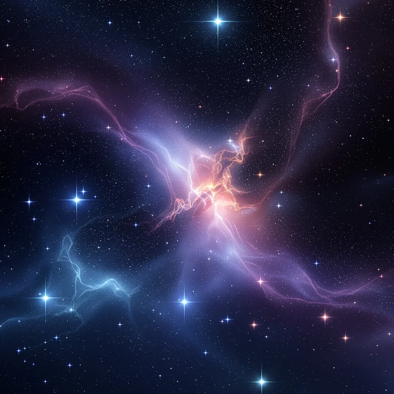 Luxury mystic space background