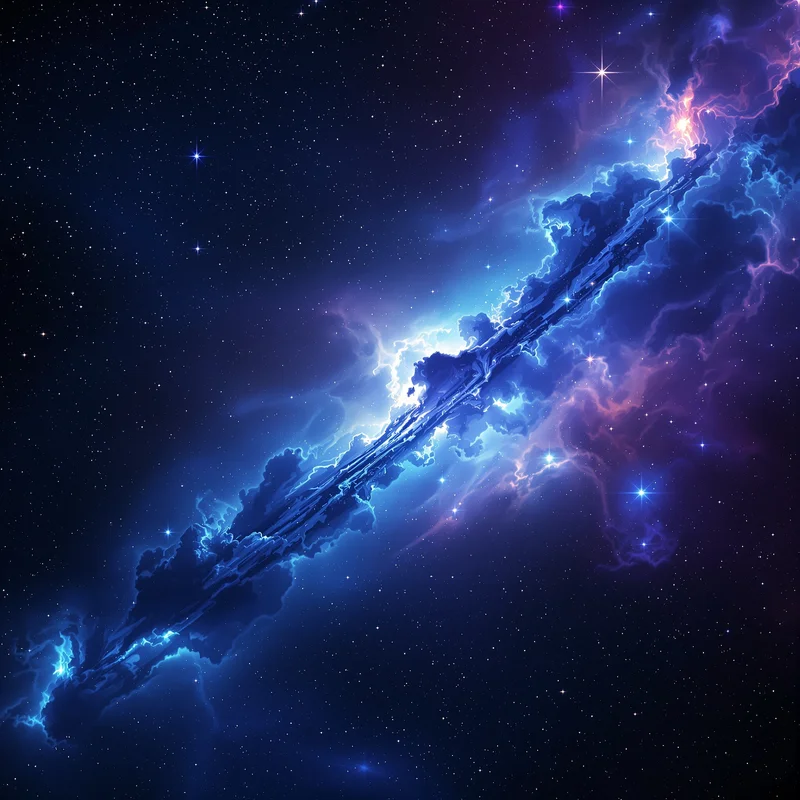 Royal mystic space background