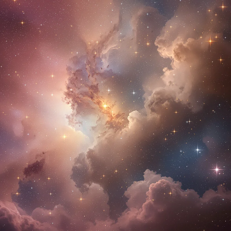 Star Nursery Mist Space Space Background