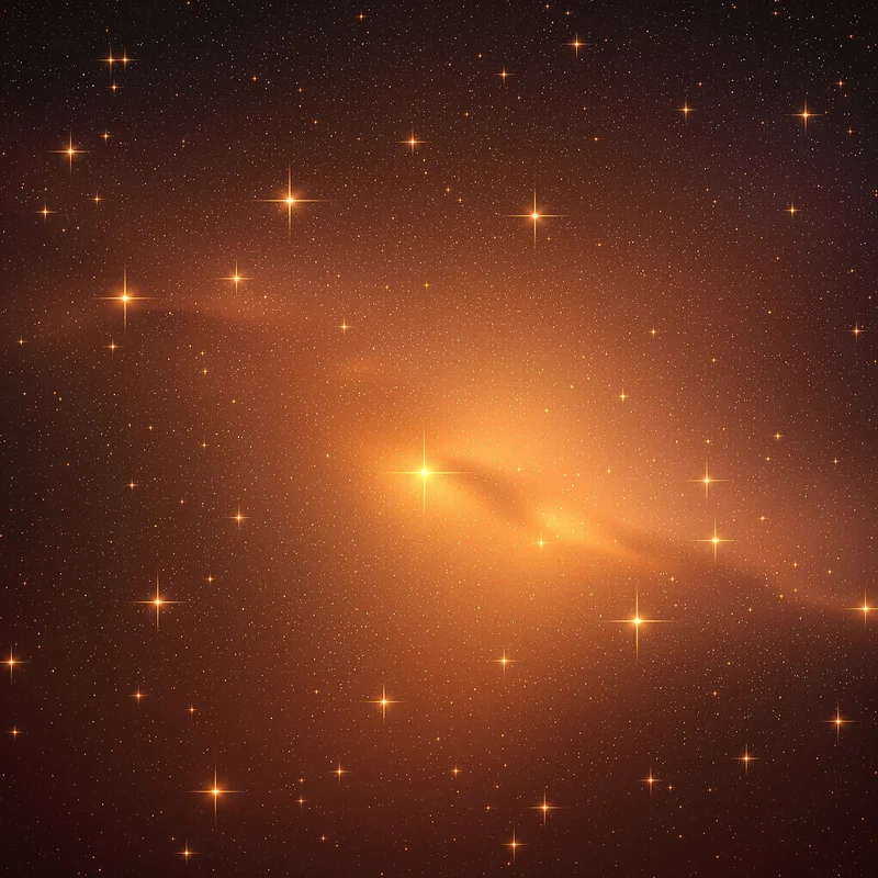 Warm star field background