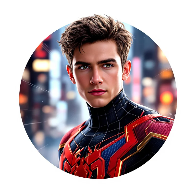Spider Man avatar profile image with dynamic expression