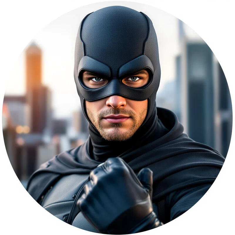 Spider Man avatar portrait with heroic personality