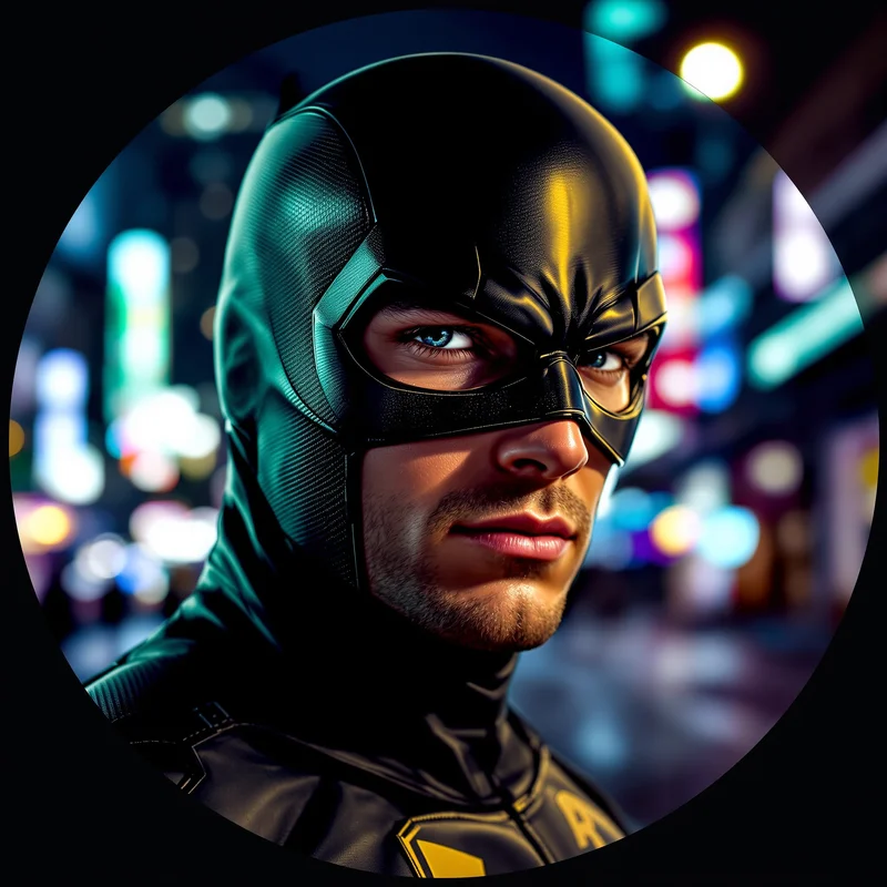 Spider Man avatar portrait with heroic personality