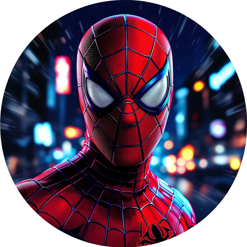 Spider Man profile image optimized for visibility and identity
