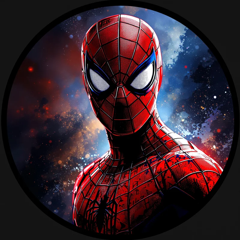 Spider Man profile image optimized for visibility and identity