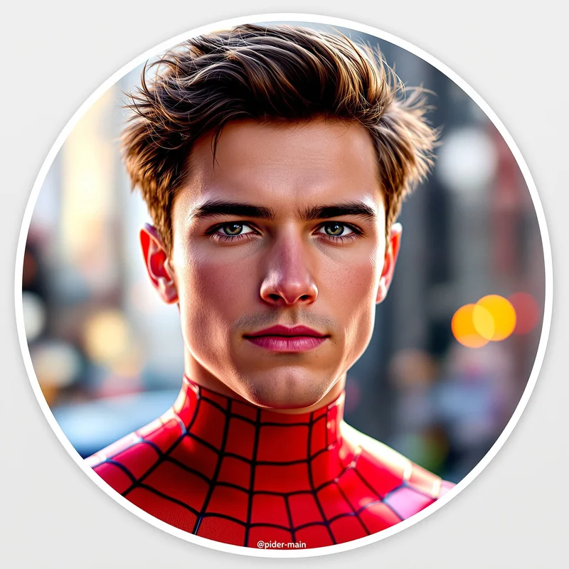 Spider Man profile image optimized for visibility and identity