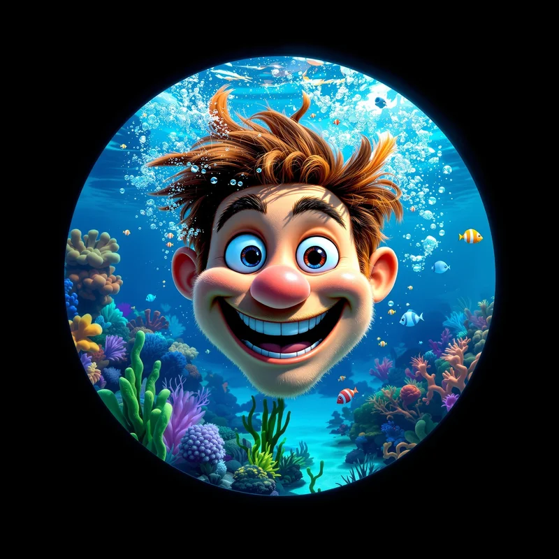 SpongeBob avatar profile image with cheerful expression