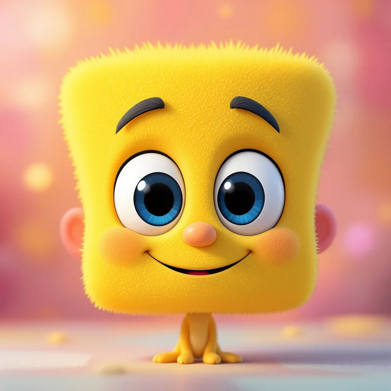 SpongeBob PFP with playful energy and bold composition