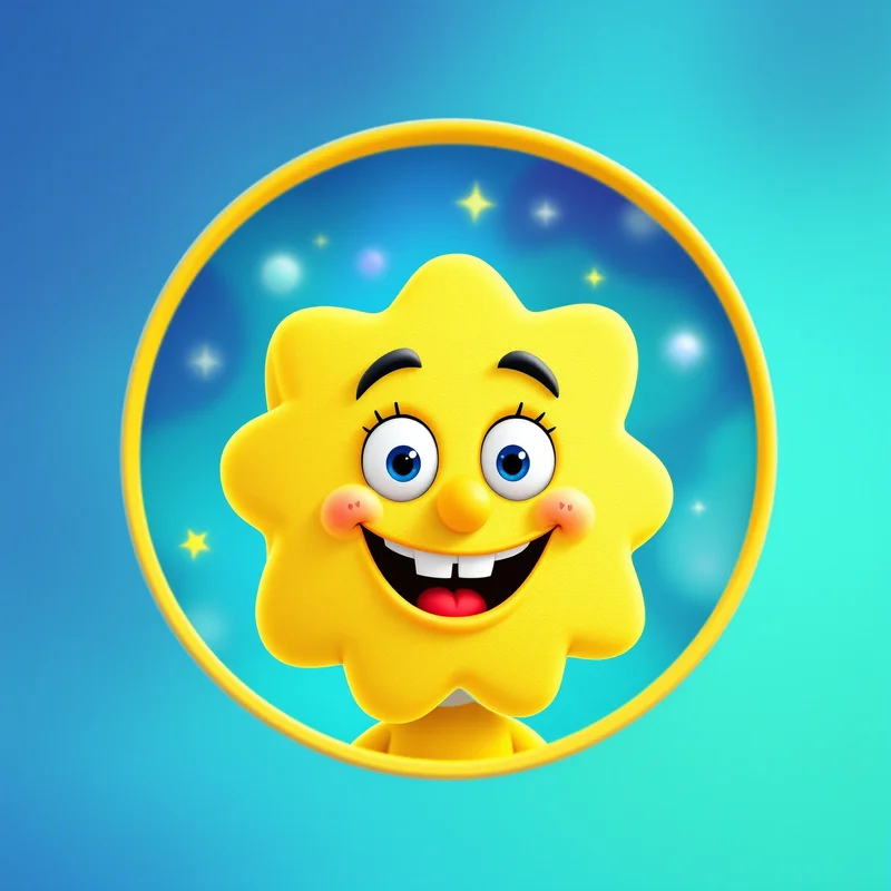 SpongeBob PFP with playful energy and bold composition