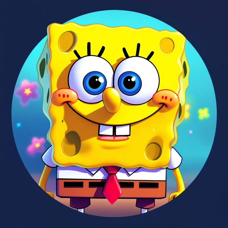 SpongeBob profile image optimized for identity and visibility