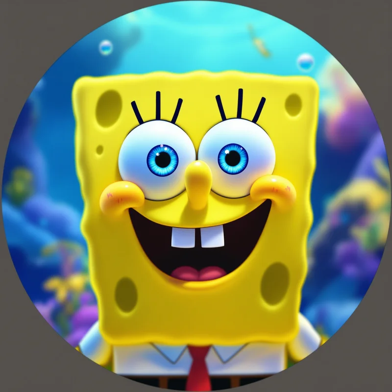 SpongeBob profile image optimized for identity and visibility