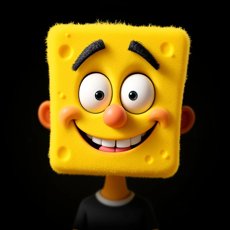 SpongeBob profile image optimized for identity and visibility
