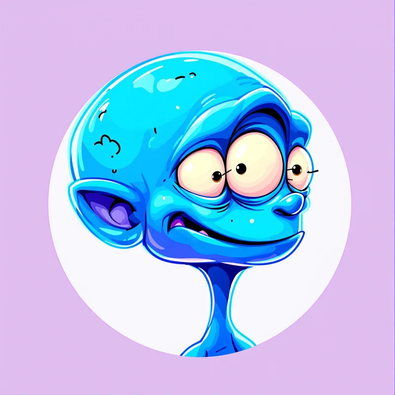 Stitch avatar profile image with adorable playful expression