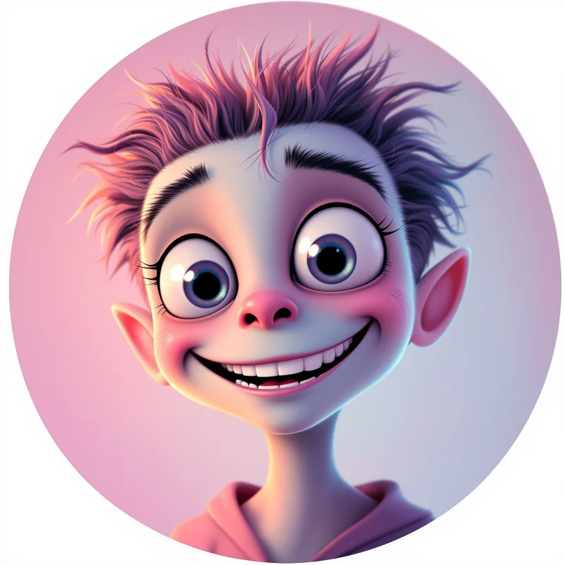 Stitch PFP with cute chaos and clean composition