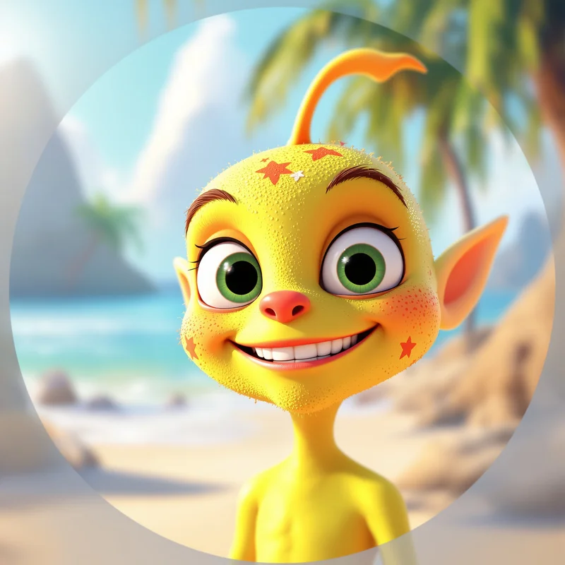 Stitch PFP with cute chaos and clean composition